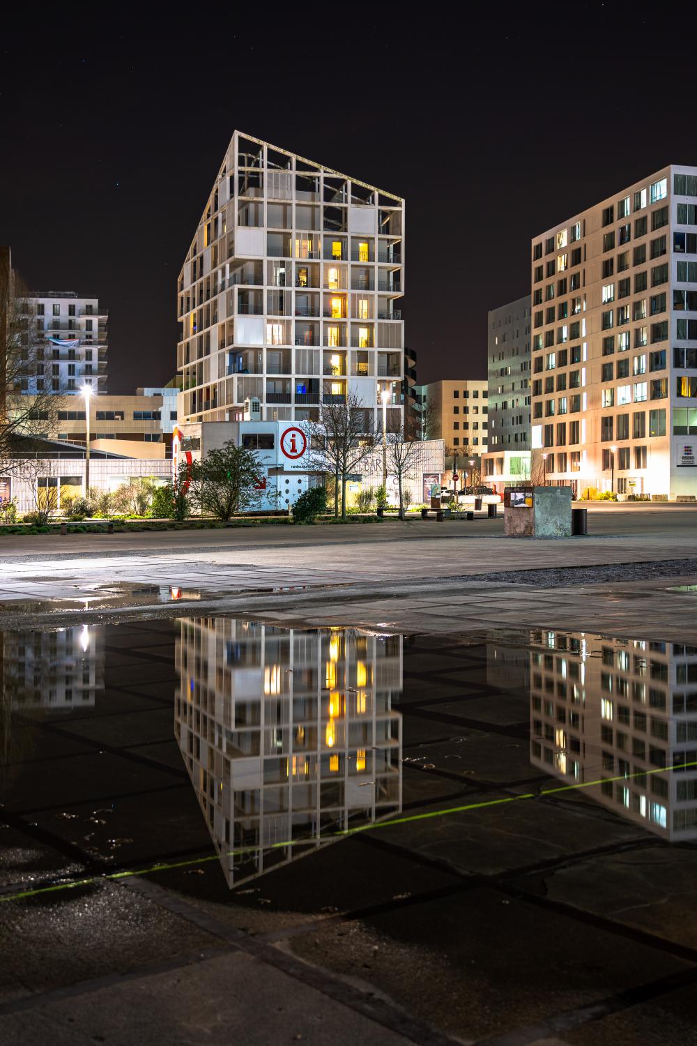 Effet miroir sur l'ile de Nantes