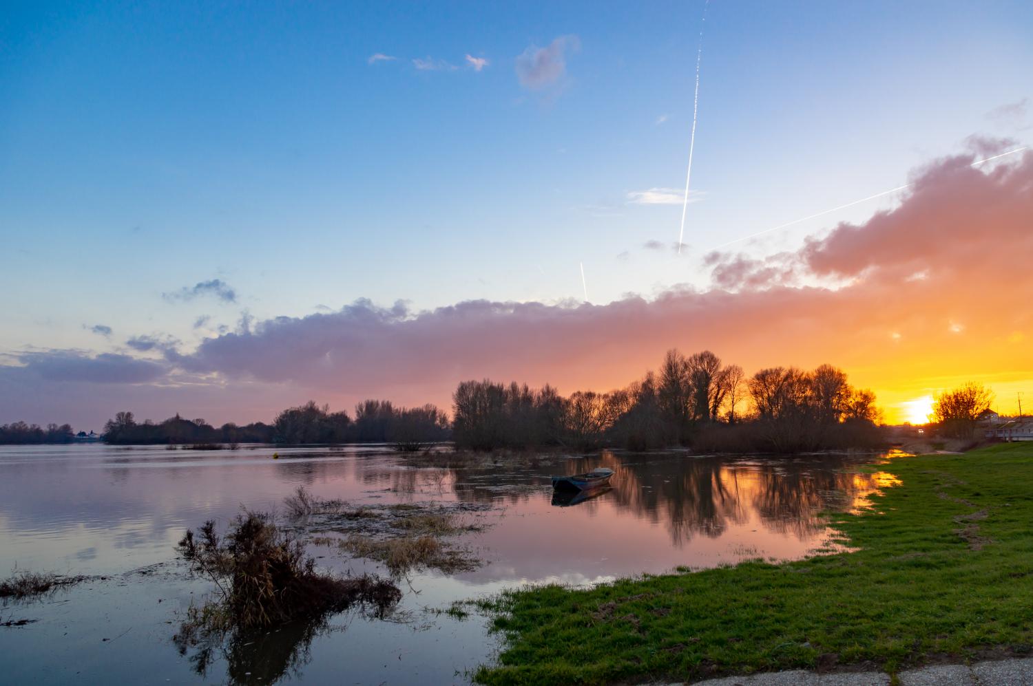 Ciel de feu sur Mauve