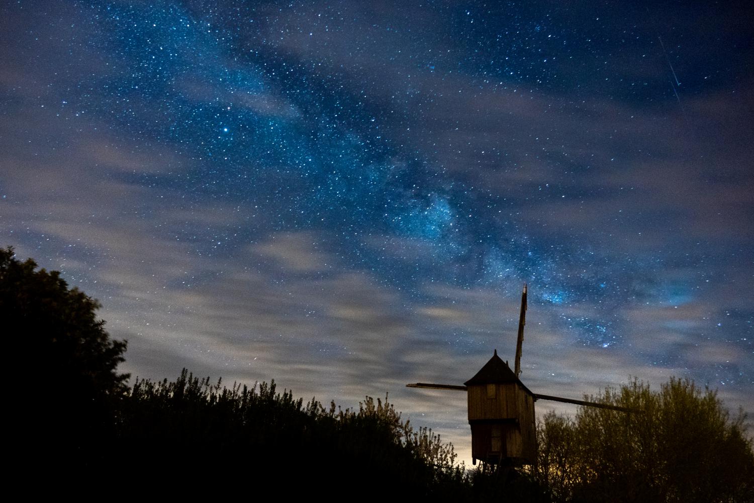 Moulin et Voie Lactée