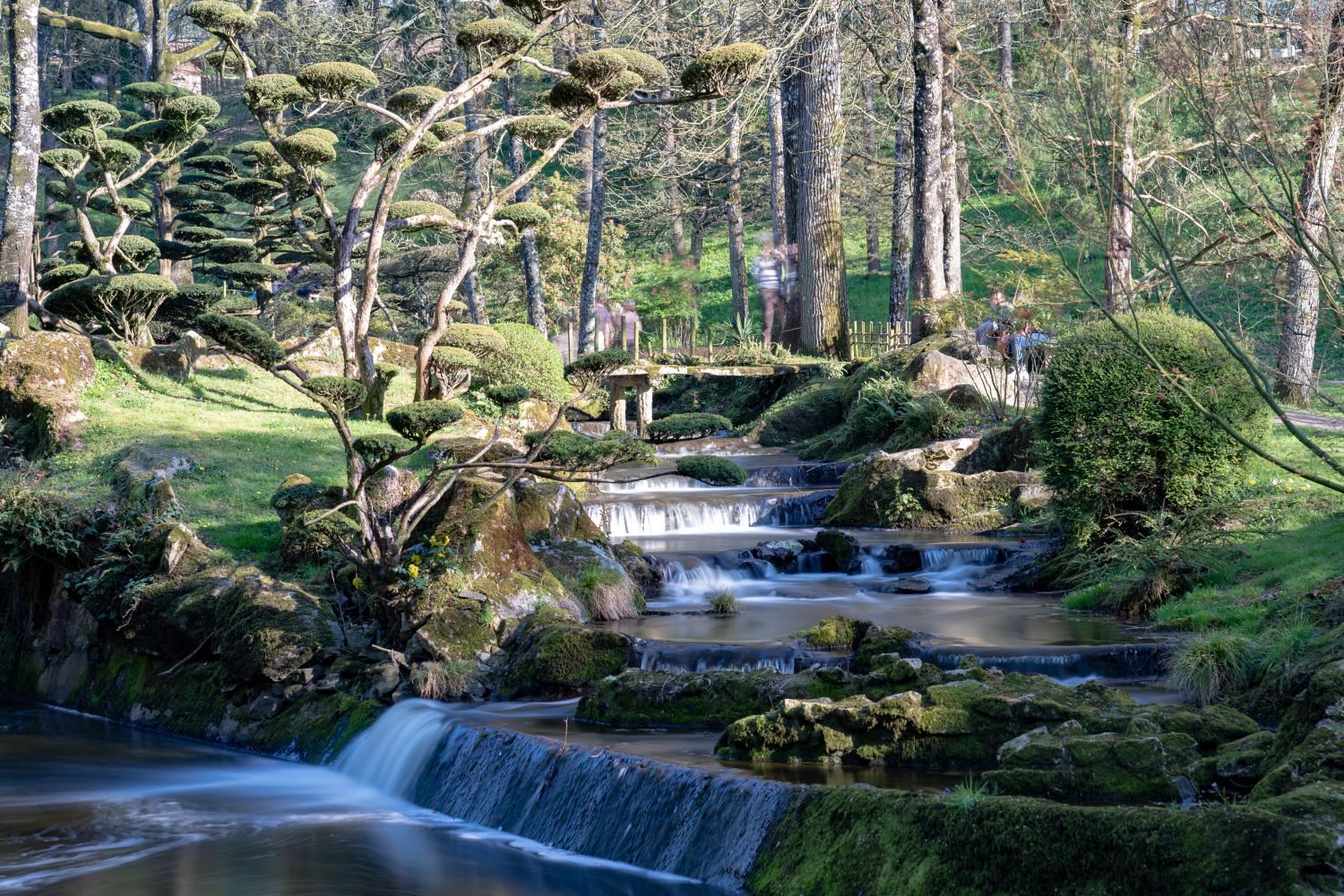 Cascades au parc oriental de Maulévrier